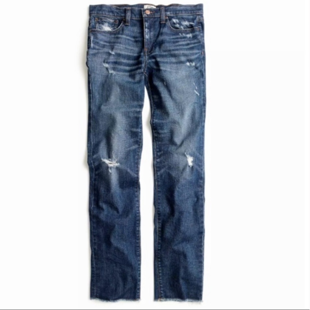 J.Crew Distressed Slim Boyfriend Relaxed Fit Jean Size 26